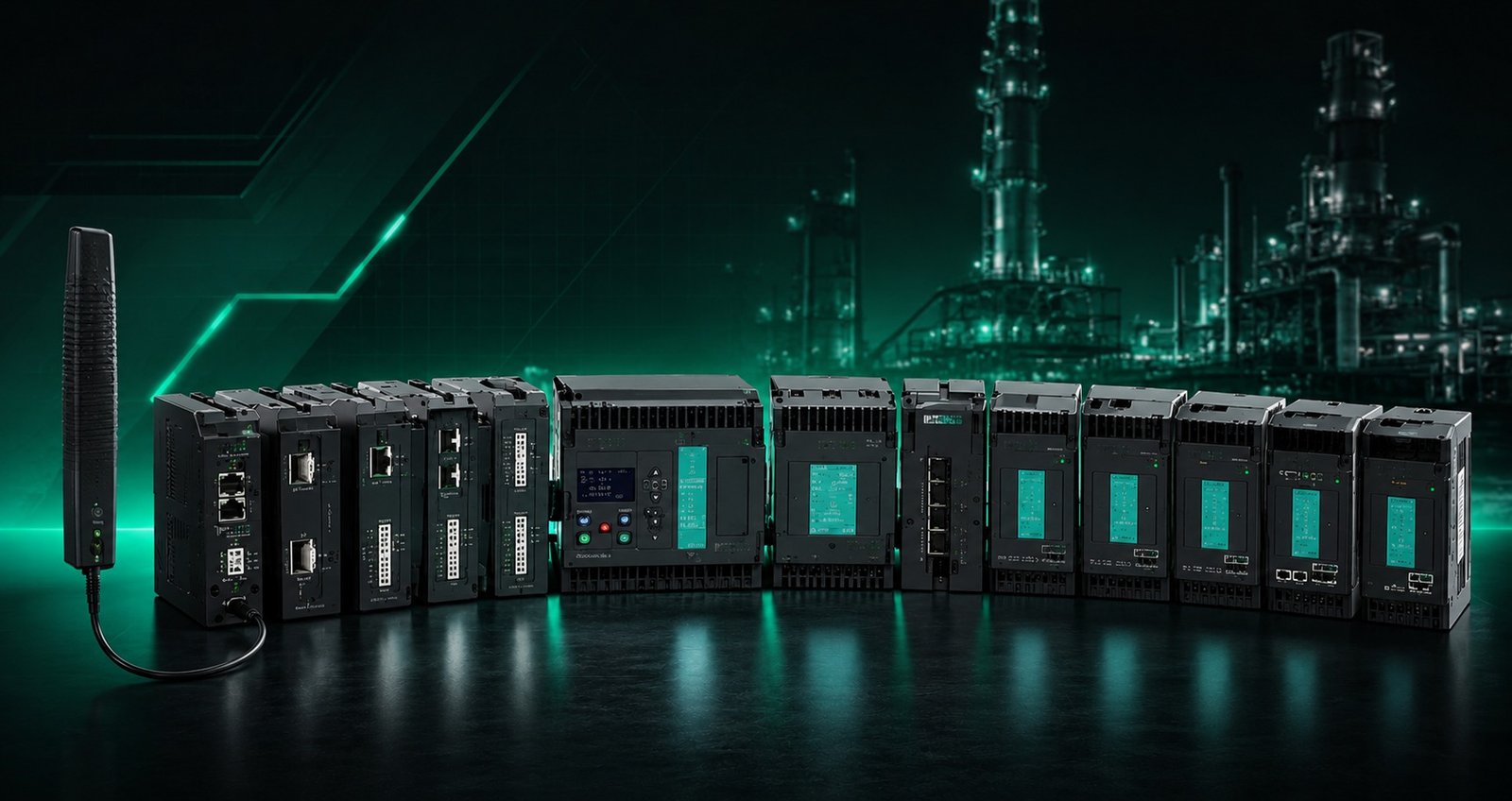 Industrial PLC and automation product range